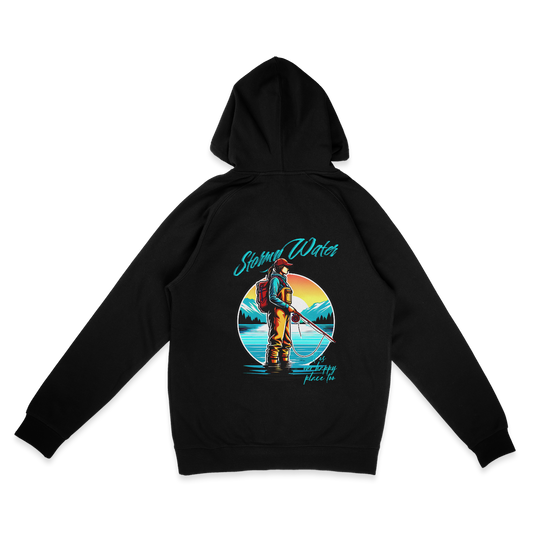 Fisherwoman Hoodie - Orange/Blue